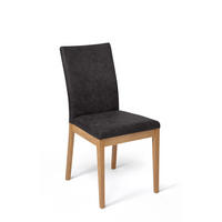 ESSZIMMERSTUHL 2er-Set Delfi 1 Wildeiche Massiv/Microfaser Anthrazit - Anthrazit, Holz (46/95/60cm) - 58aufmkessel