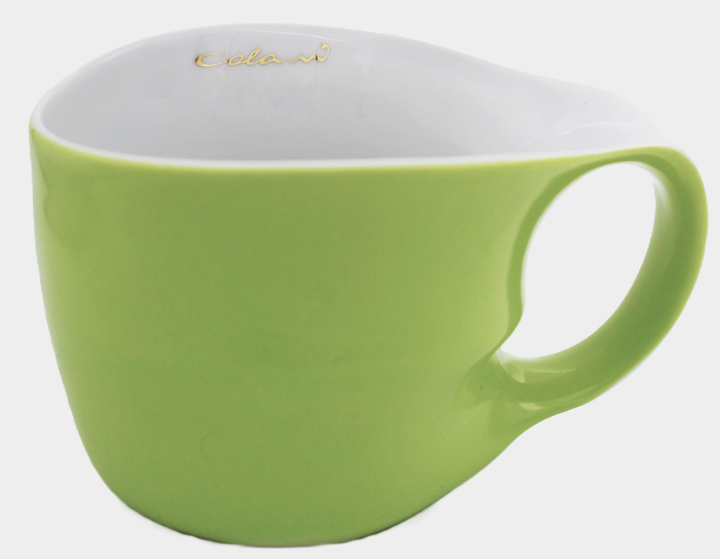 JUMBOTASSE Porzellan grün - Grün, Keramik (0.45L) - Luigi Colani Porzellan