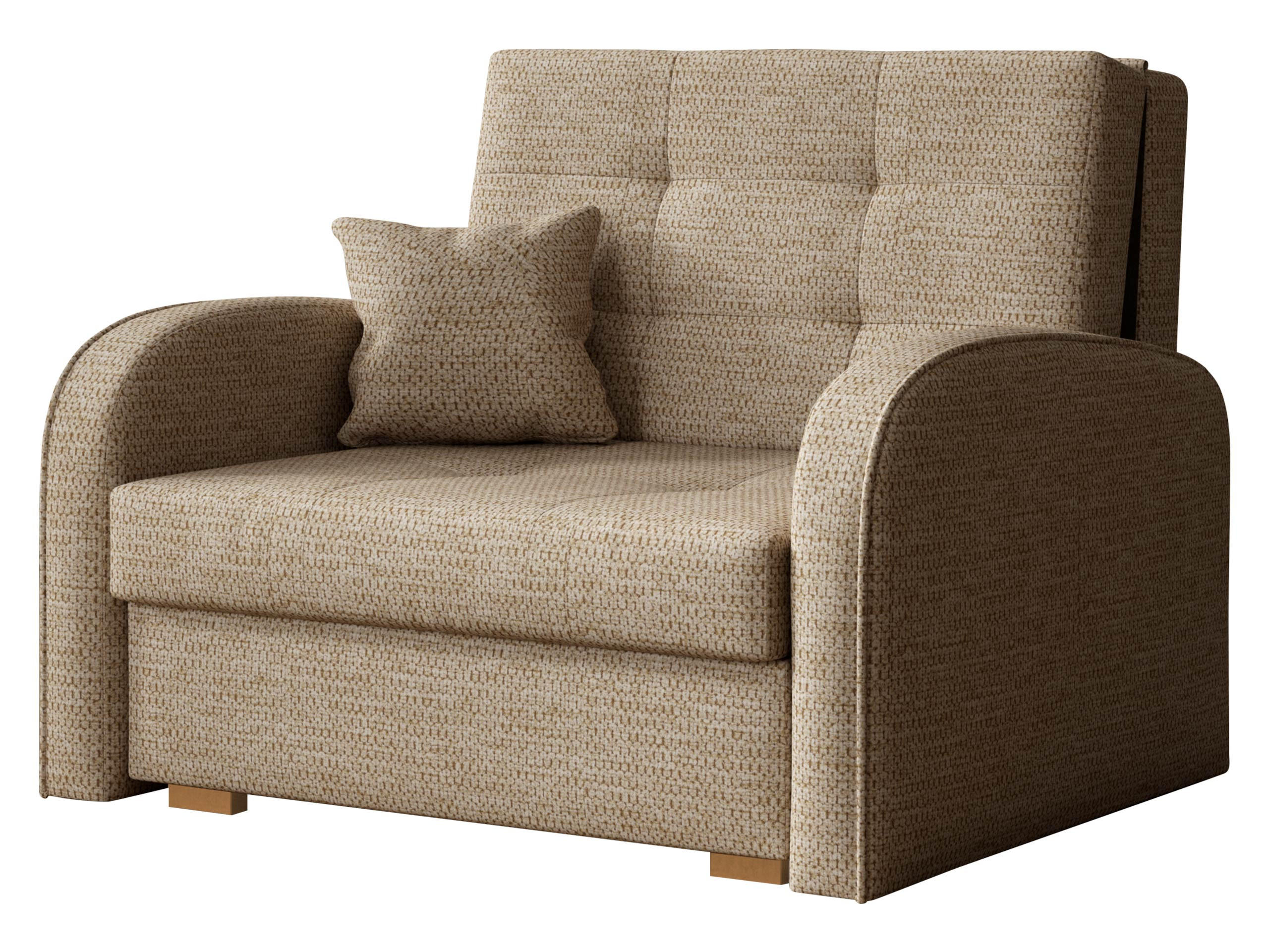 SCHLAFSOFA Viva Gold I - Hellbraun/Braun, Holz/Textil (103/85/98cm) - MIRJAN24