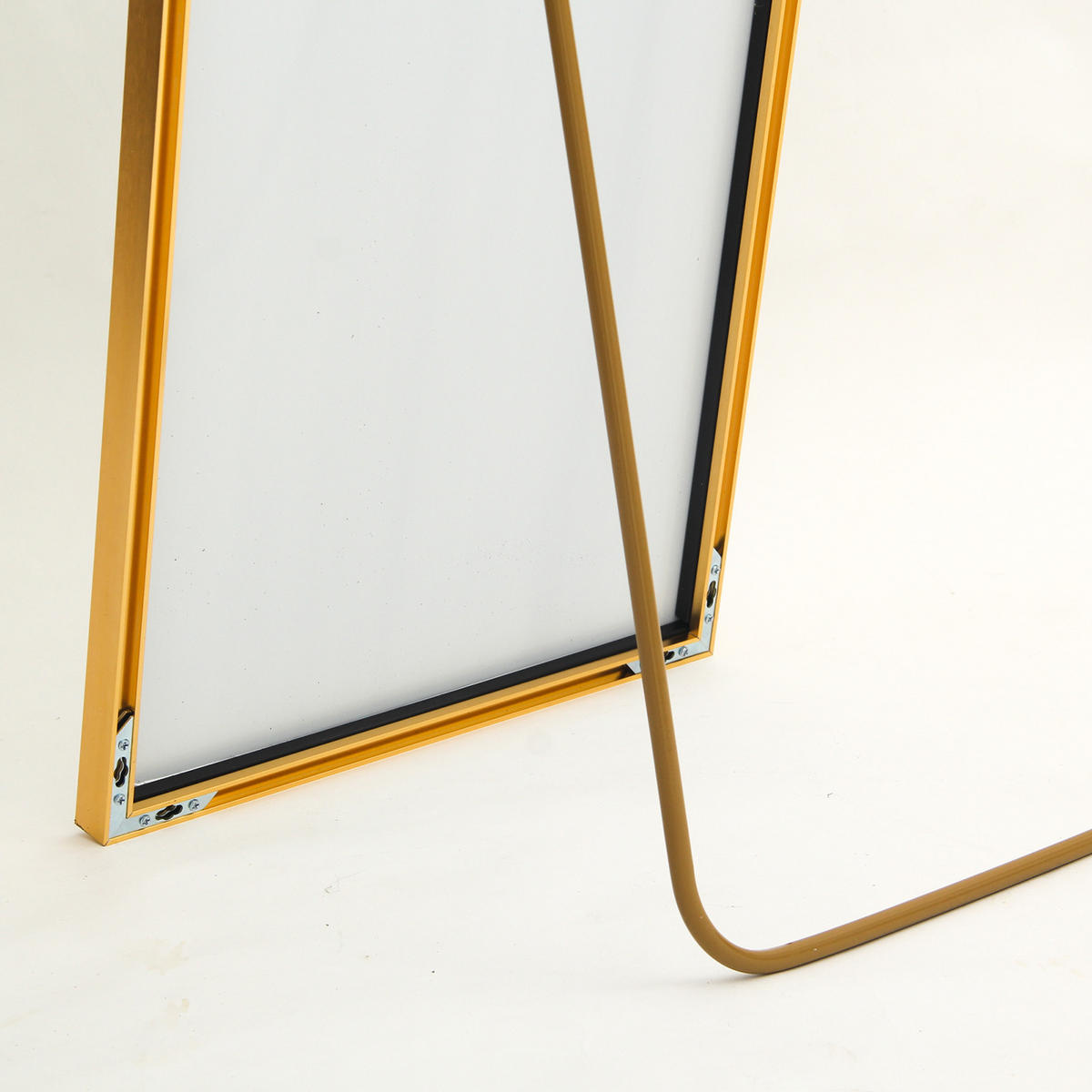 STANDSPIEGEL 165x60cm, Rechteckiger Spiegel, Goldener Metallrahmen - Goldfarben, Metall (60/165/165cm)