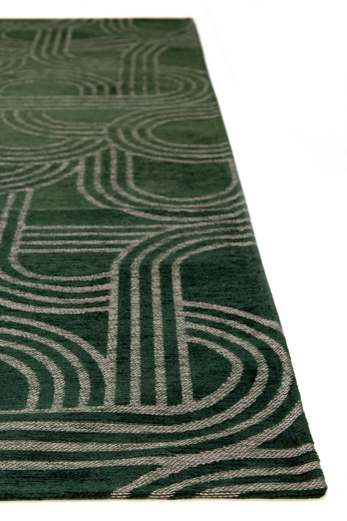 TEPPICH modern Flachgewebe FEVER Grün 240 x 340 cm - Grün, Textil (240/340cm) - Novatrend