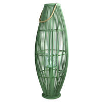 LUCERNA Lucie zelená 37/37/135 cm prútená - zelená, drevo (37/135/37cm) - Mondex
