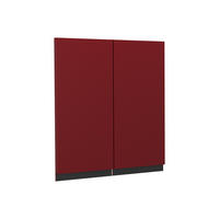 KUCHYŇSKÁ DVÍŘKA R-Line Červená - červená, kompozitní dřevo (59.2/59/1.6cm) - Vicco