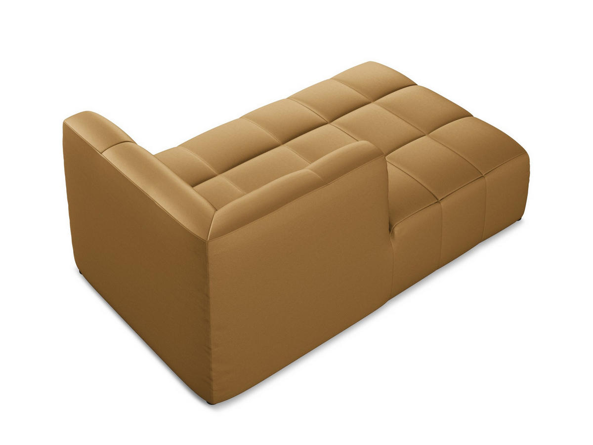 POUF Bouclé Stoff Grau - Schwarz/Grau, Holzwerkstoff/Kunststoff (72/42/94cm) - Makamii