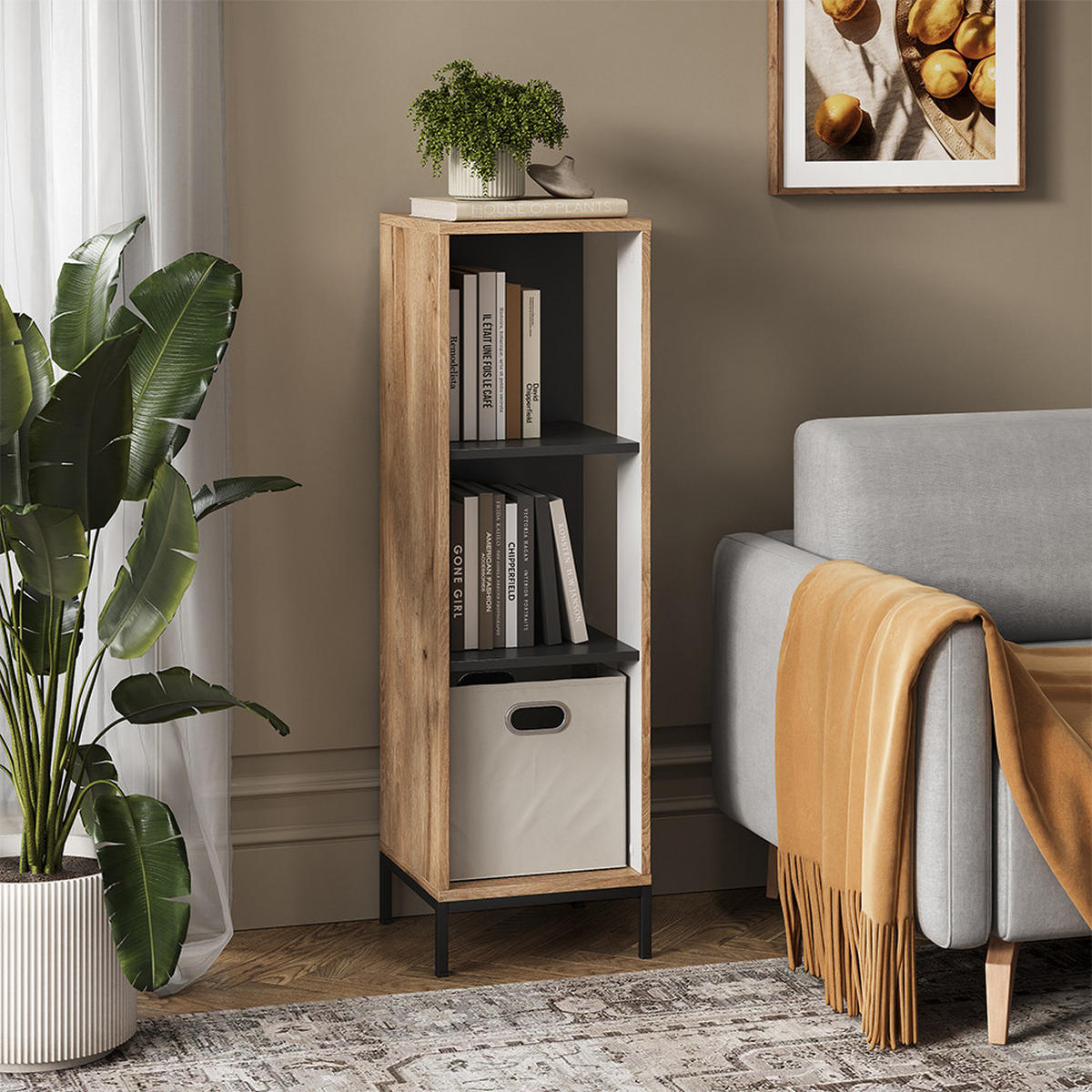 POLICE NA CD Eliza Dub Viking - barva dubu, kompozitní dřevo (36/120/36cm) - Vicco