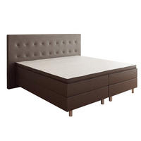 BOXBETT Neo First Class Bett Polsterbett - Dunkelbraun, Holz/Holzwerkstoff (140/200cm) - Best For Home