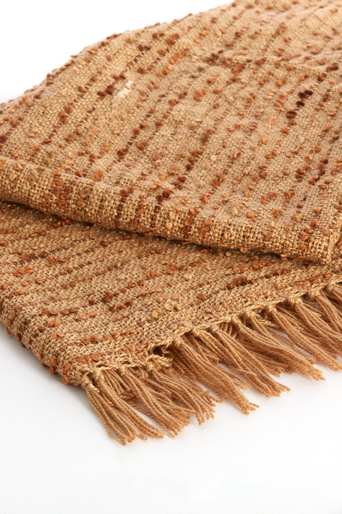 PLAID Cazar Braun 170/130/0,5 cm - Braun, Textil (130/170cm) - Light & Living