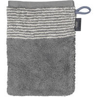 HANDTÜCHER LUXURY HOME TWO-TONE 590 SCHIEFER - 77 - Grau, Textil (16/22cm) - Cawö
