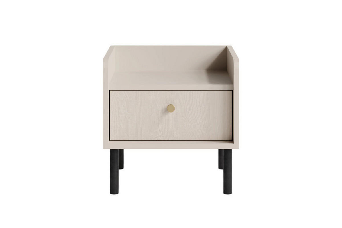 SCHLAFZIMMER Set 3-tlg. – GRANDE System – Beige - Beige, Holzwerkstoff (168/95.5/208cm) - hi-markt