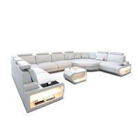 LEDERSOFA Asti L - Weiß, Leder (427/93/280cm) - Sofa Dreams