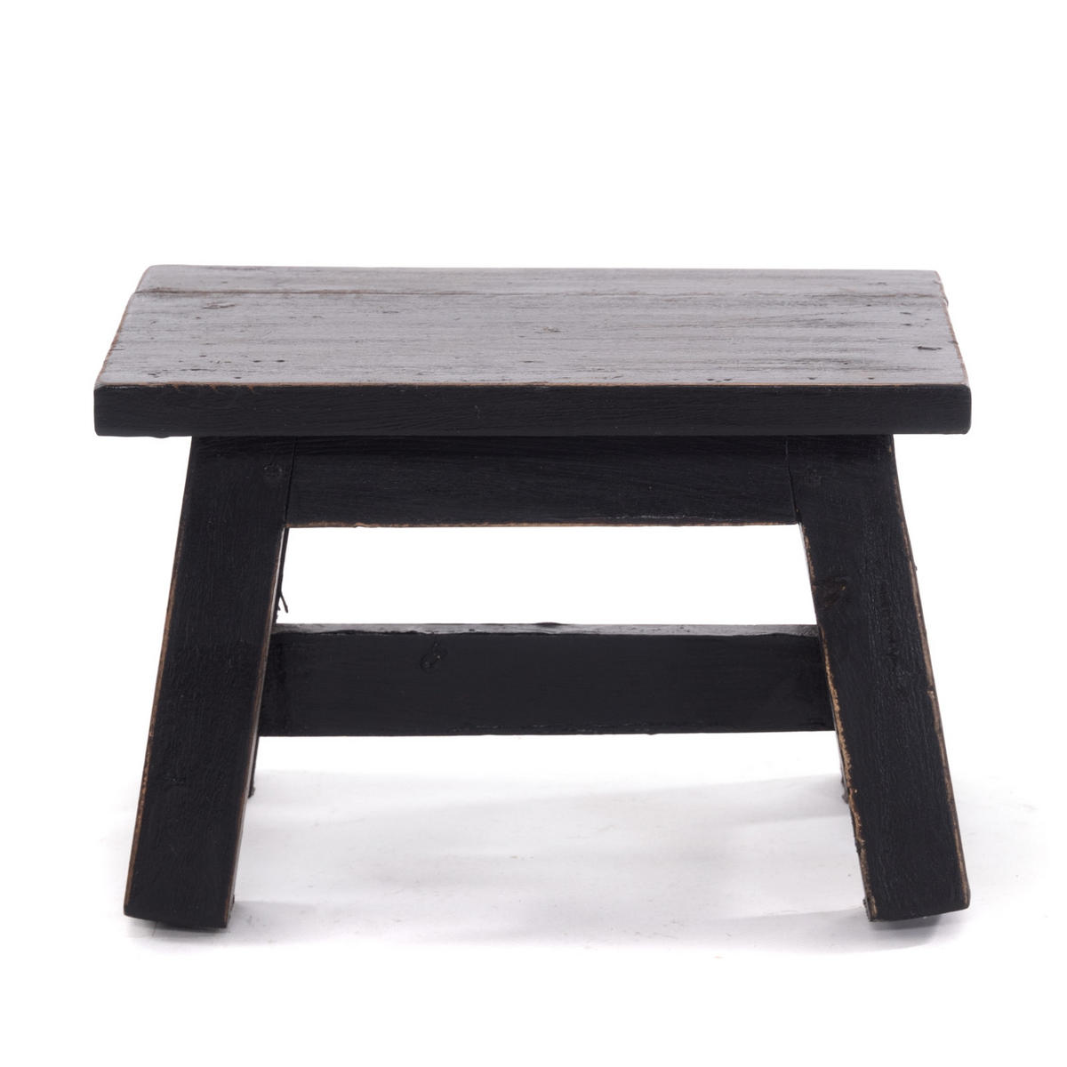 BLUMENHOCKER Monte Mahagoni Massivholz 09 voodoo - schwarz - Schwarz, Holz (30/21/20cm) - DESIGN DELIGHTS