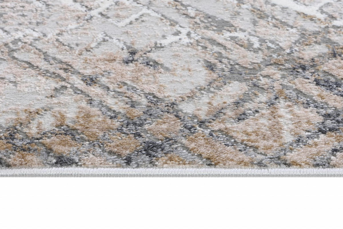 KOBEREC béžový grafitový krémový - 80 x 150 cm - sivohnedá, textil (80/150cm) - Mazovia