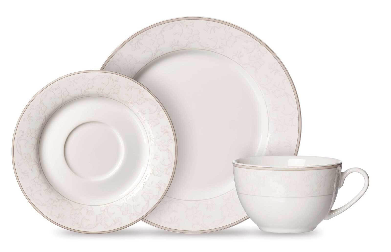 KAFFEESERVICE Isabella creme 18er Set - Creme, Keramik (18/22/28cm) - Ritzenhoff Breker