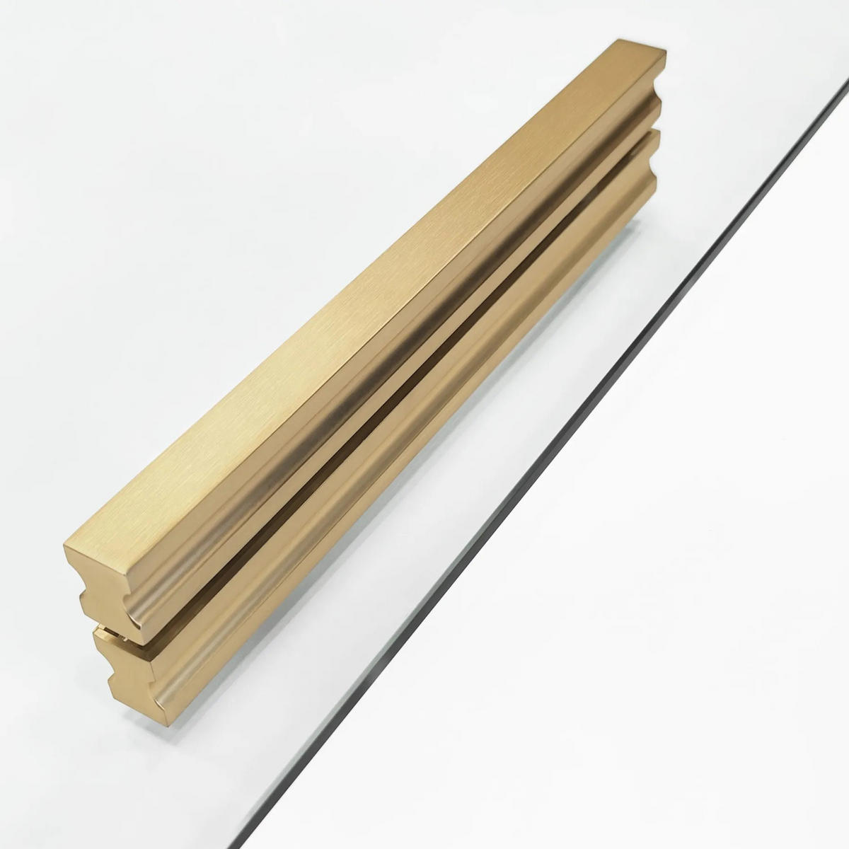 DUSCHKABINE Rea Montana Gold Brush 120x80 - Goldfarben, Glas (120/80/200.5cm) - REA