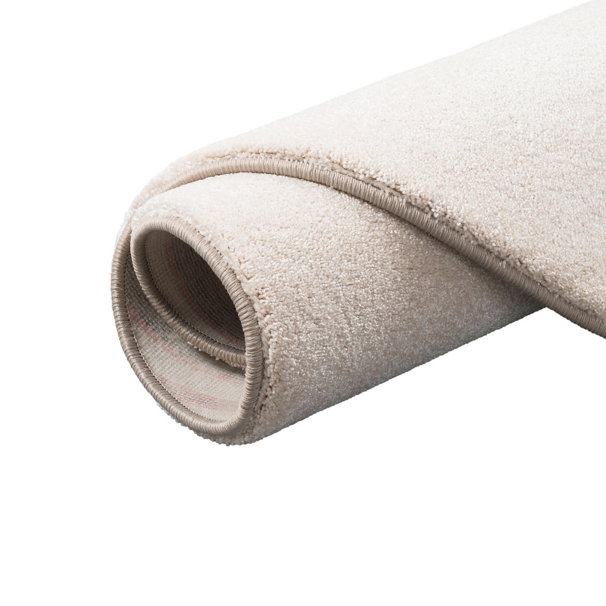 HOCHFLOR LUXUS VELOURS TEPPICH TOUCH RUND - Beige, Textil (200/200cm) - Snapstyle