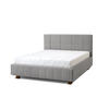 POLSTERBETT Reta 160x200 in Siena Gray - Grau, Holz - Letti Moderni