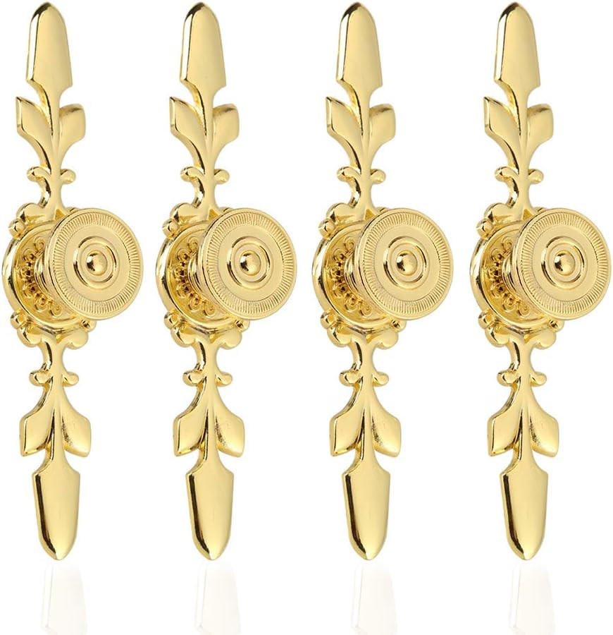 MÖBELGRIFF Gold 4er-Set - Goldfarben, Metall (2.3/2.5/12cm)