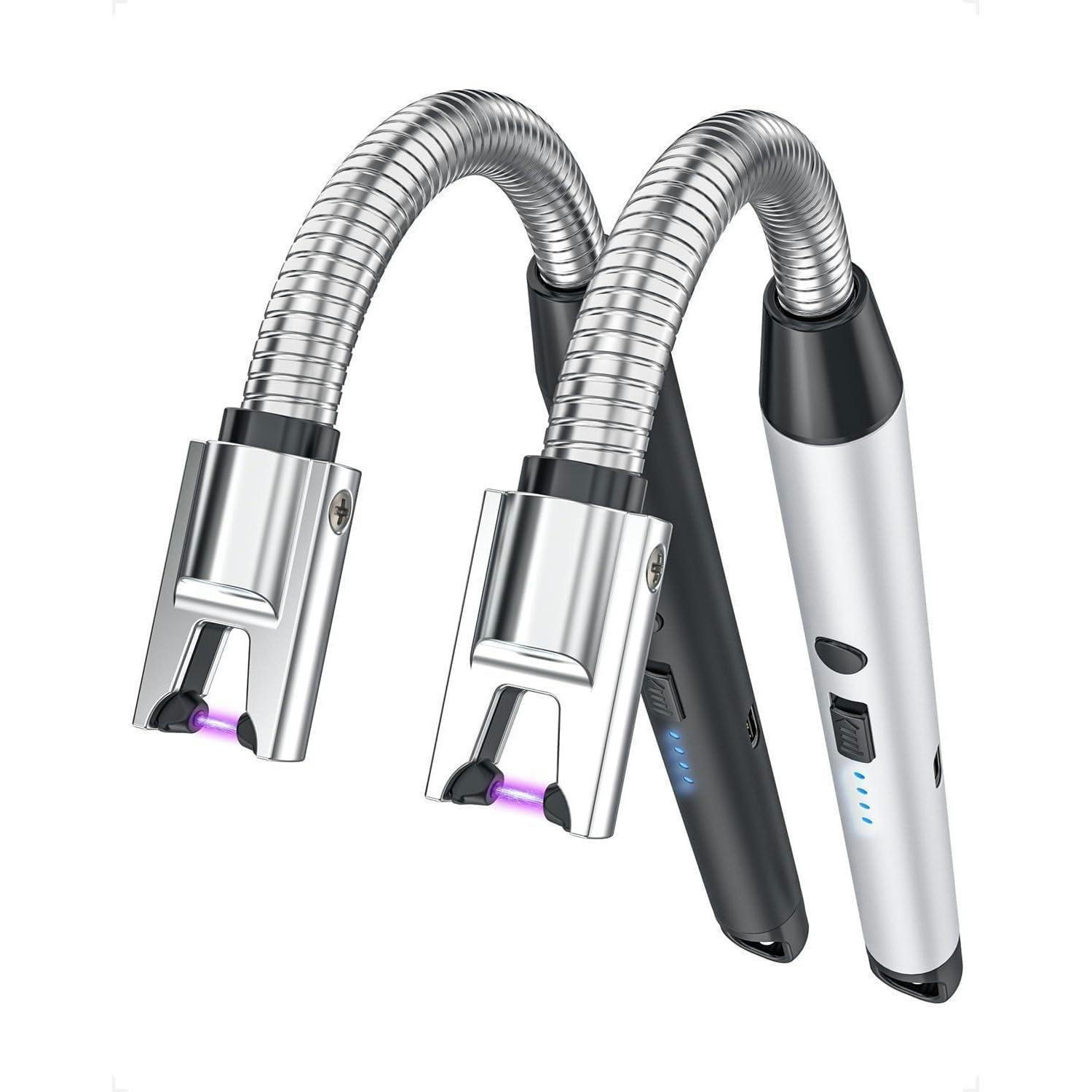 STABFEUERZEUG 2-teiliges Set Lichtbogen USB C Aufladbar - Multicolor, Metall (1.5/1.5/25.5cm)