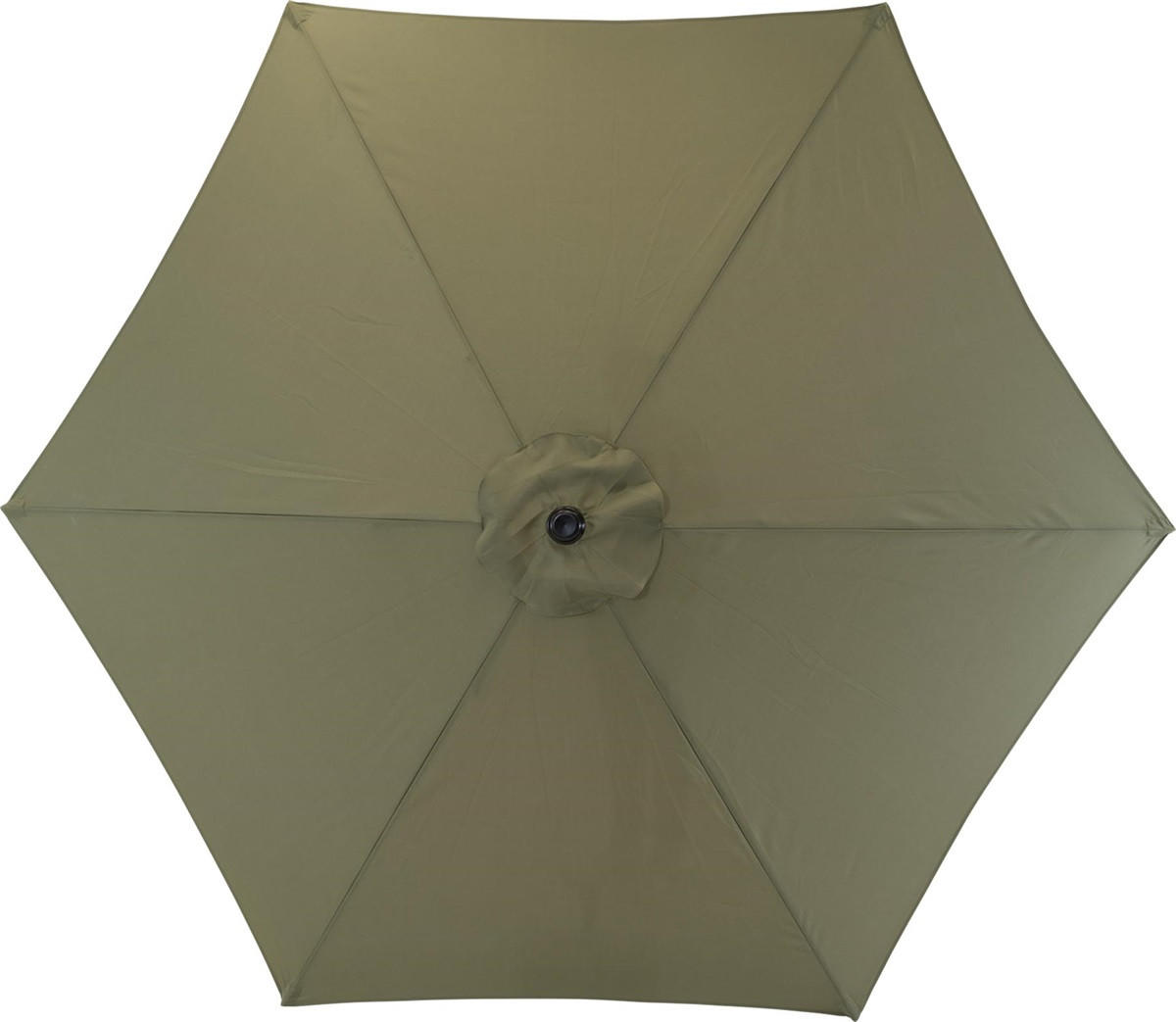 SONNENSCHIRM ZUM AUFKLAPPEN Gemini - Grün - 300/300/ cm - Grün, Metall (300/300cm) - Lesli Living