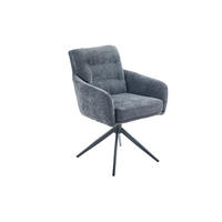 ESSZIMMERSTUHL Berlin, Webstoff, Dunkelgrau - Dunkelgrau, Textil (70/88/46cm) - dasmöbelwerk