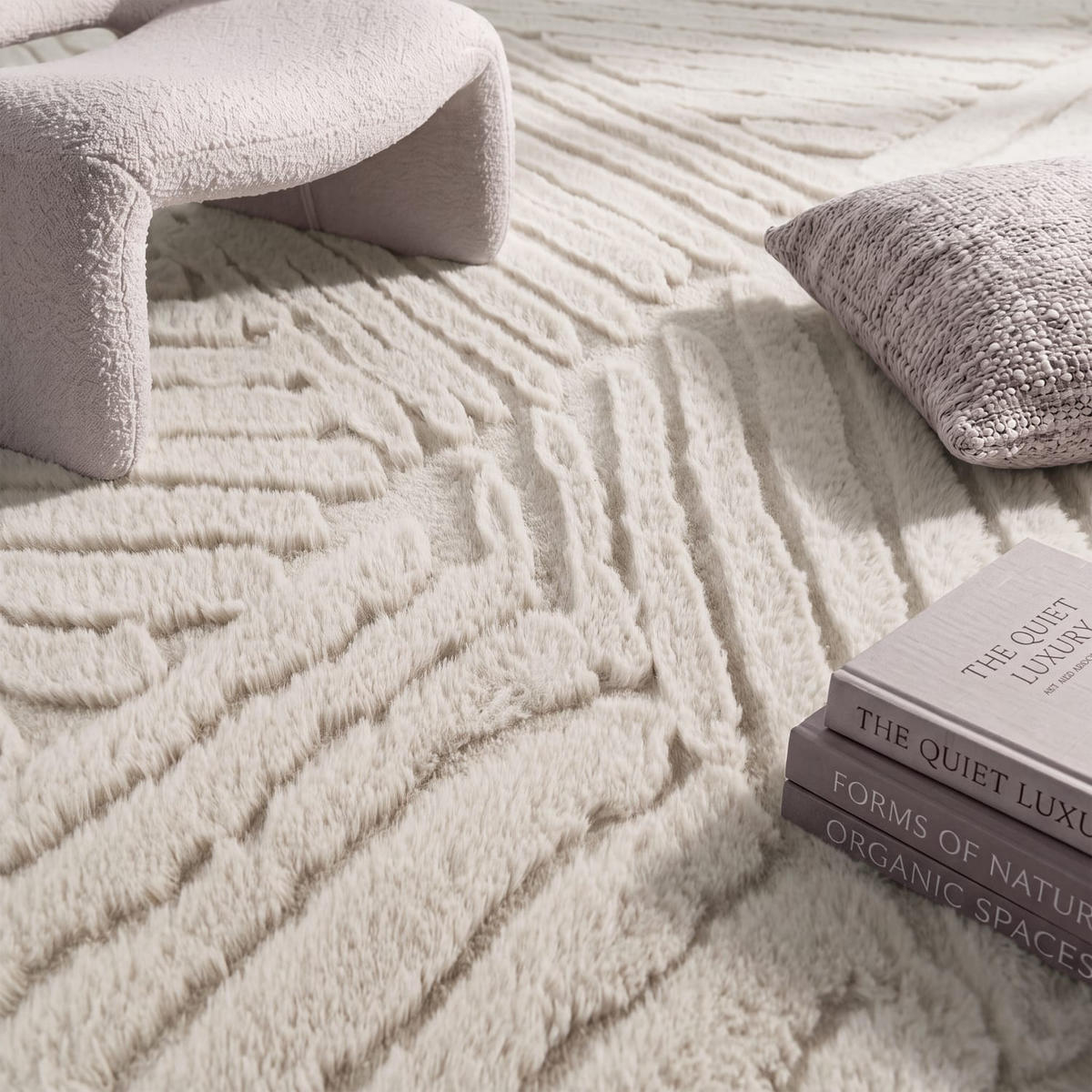 KURZFLORTEPPICH 120/160 cm Lelystad 529 - Creme, Kunststoff (120/160cm) - Paco Home