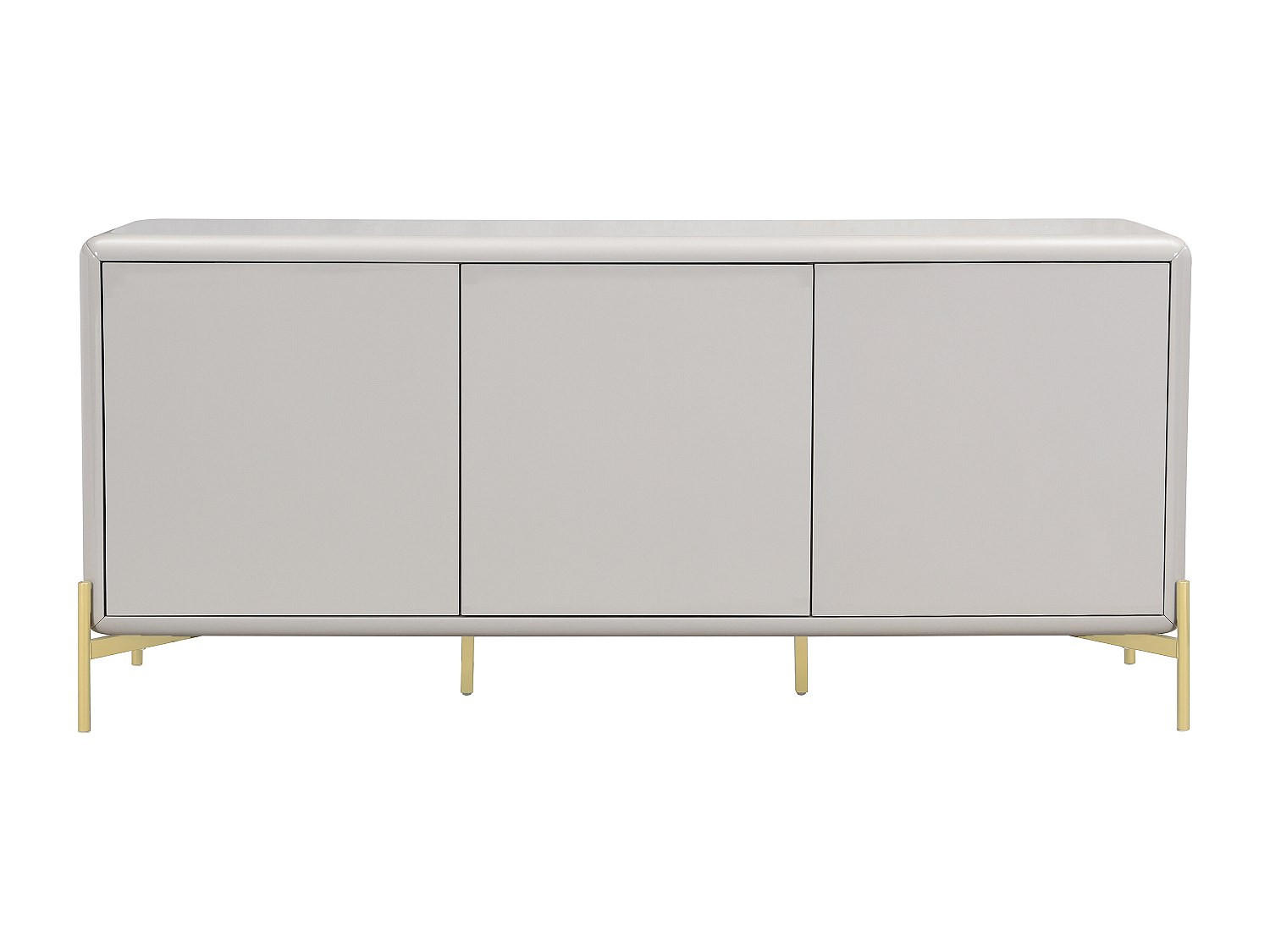 SIDEBOARD - 180 cm x 40 cm - Holz, Platte - Beige - LYBAKA - Beige, Holz (180/82/40cm) - Vente-Unique
