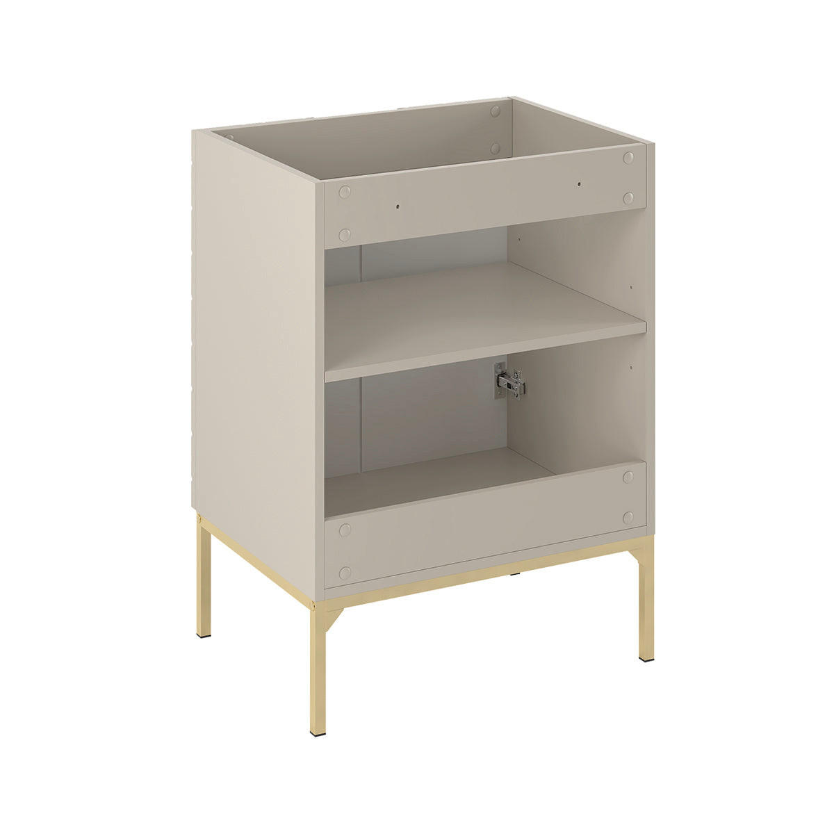WASCHTISCHUNTERSCHRANK 60cm Daria Kaschmir - Beige, Holzwerkstoff (60/82/45.8cm) - Petits-meubles
