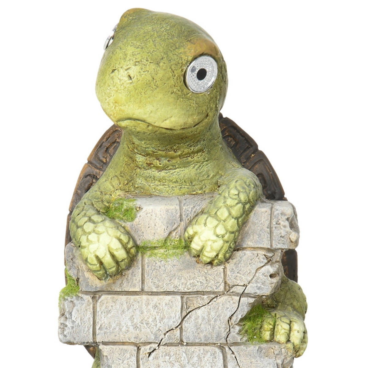 SOLAR Gartenfigur Schildkröte 17.5x18.5x36.5 cm mit led - Multicolor, Metall (18.5/36.5/17.5cm) - Modfu