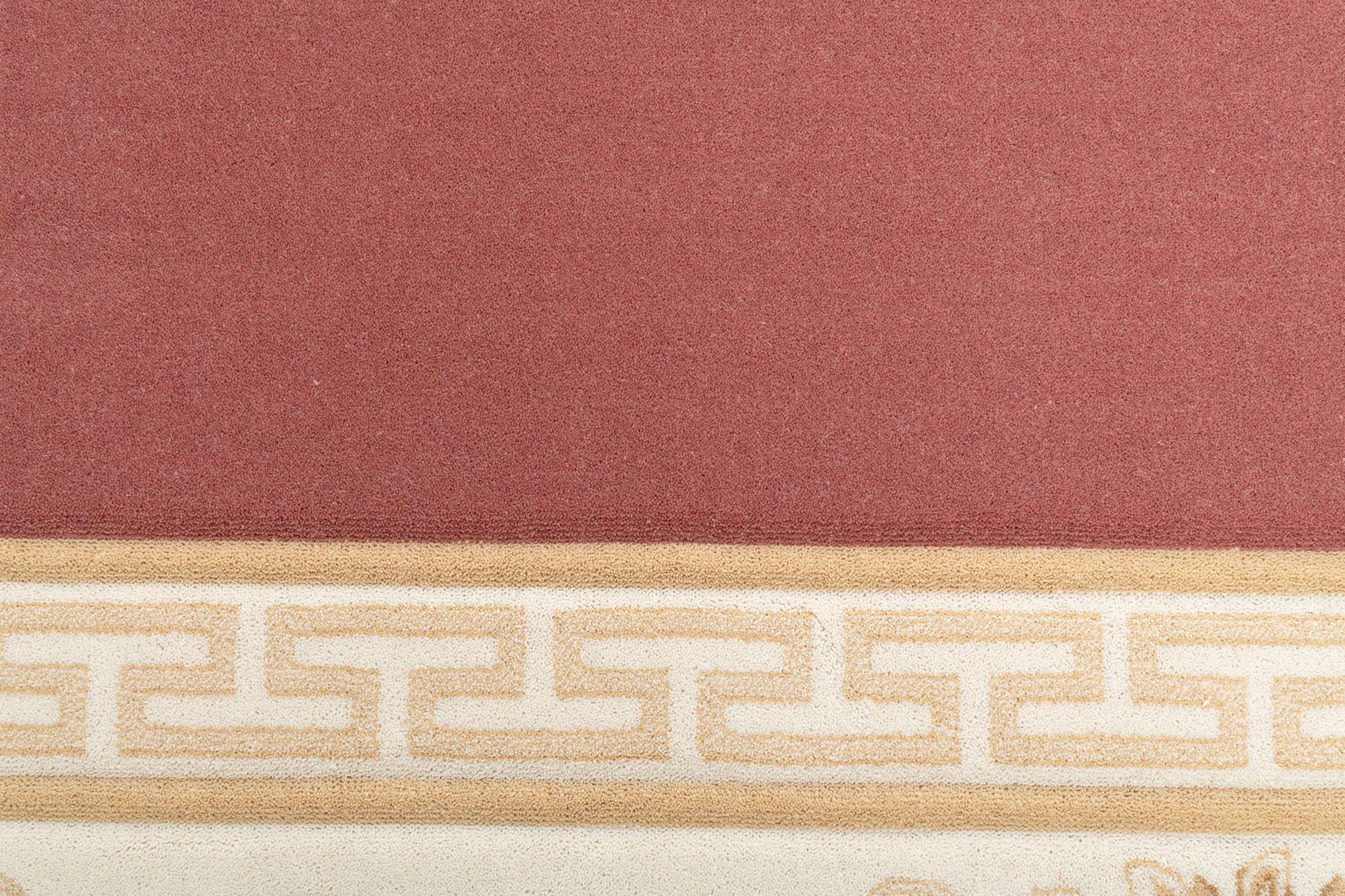 Thumbnail - Theko Webteppich, Rosa, Textil, Floral, Rechteckig, 240x340 cm, antistatisch, Teppiche & Böden, Teppiche, Webteppiche