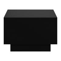 COUCHTISCH Moon 60x60 - Schwarz, Holzwerkstoff (60/60/40cm) - MIRJAN24