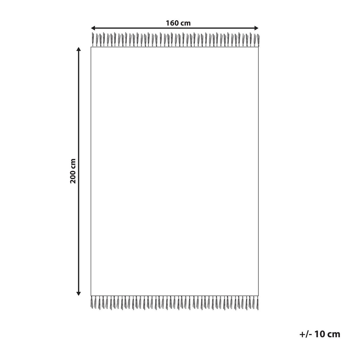 DĚTSKÝ KOBEREC Béžový 160/230 cm Bavlna Punsari - béžová, textil (160/230cm) - Beliani