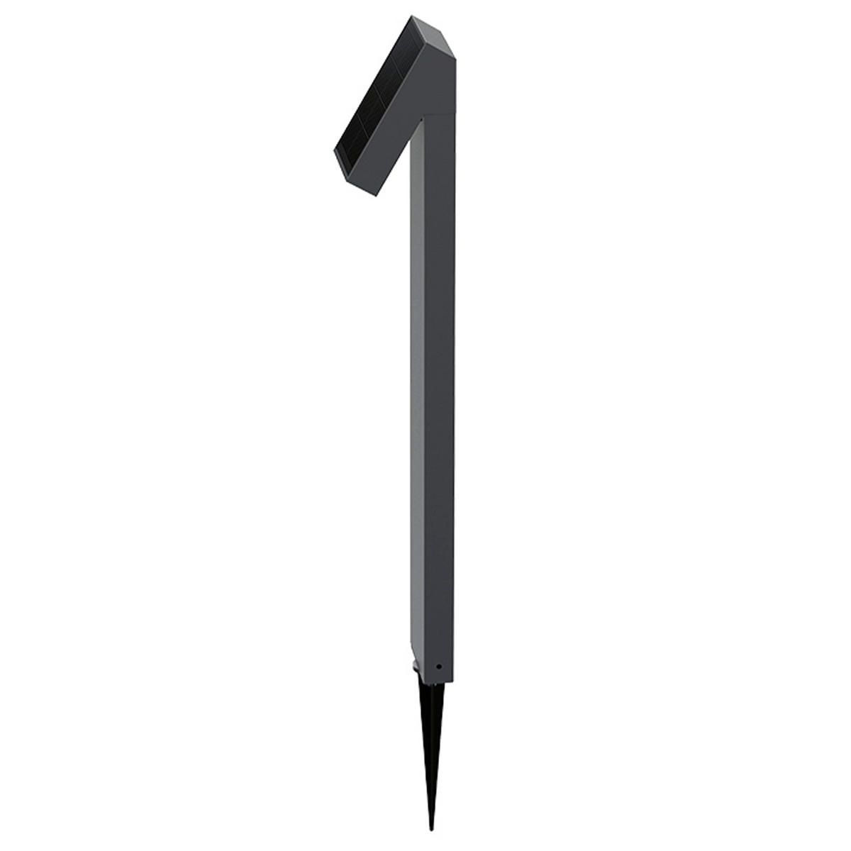 SOLTEK Hoher H56CM Solarmast - Schwarz, Kunststoff (13/9/56cm) - Lumisky