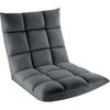 RELAXSESSEL Snooze ,108 x 57 x 13,5 cm,grau - Grau, Textil (57/13.5/108cm) - tectake