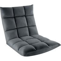 RELAXSESSEL Snooze ,108 x 57 x 13,5 cm,grau - Grau, Textil (57/13.5/108cm) - tectake