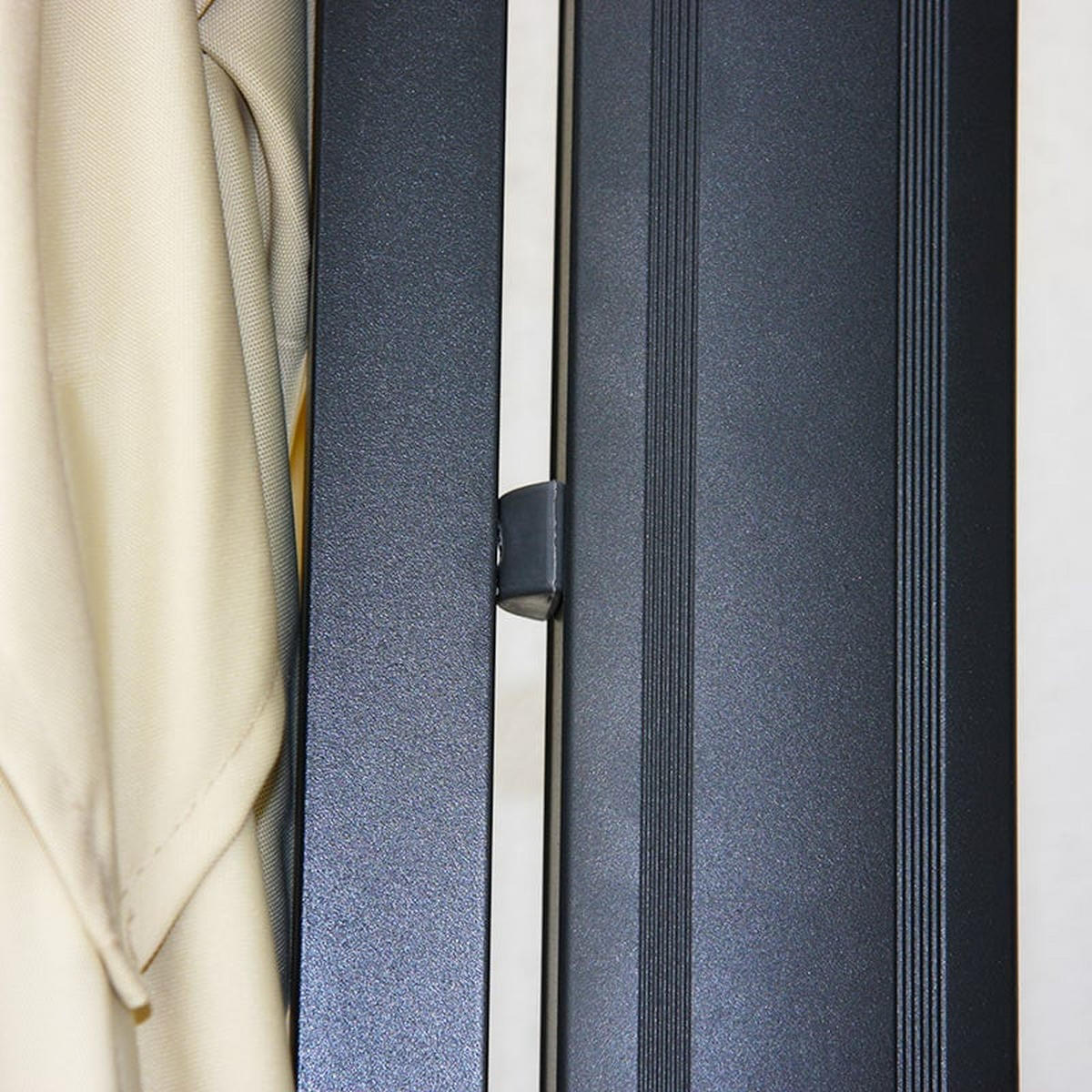 AMPELSCHIRM I Cremeweiß 300/300 cm - Weiß, Textil (360/300cm) - MCW