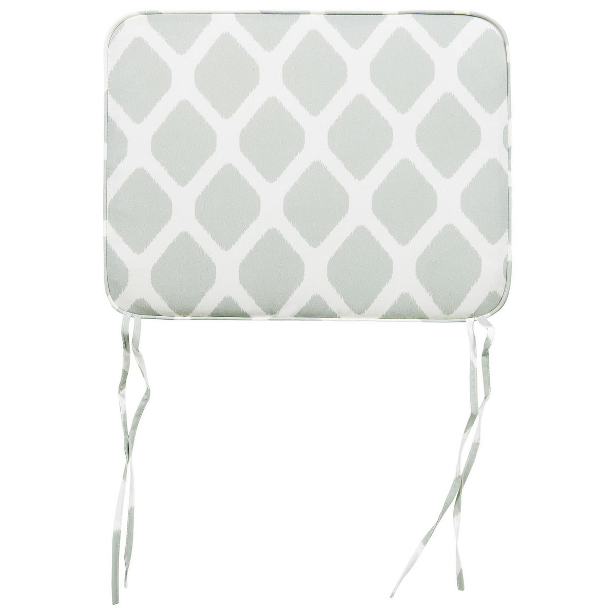 SITZKISSEN Weiß 29 x 38 cm Fiji - Weiß/Grün, Textil (38/5/29cm) - Beliani