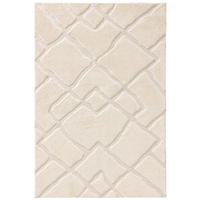 TEPPICH Elvy Cream 140x200 cm - Creme, Kunststoff (140/200cm) - benuta