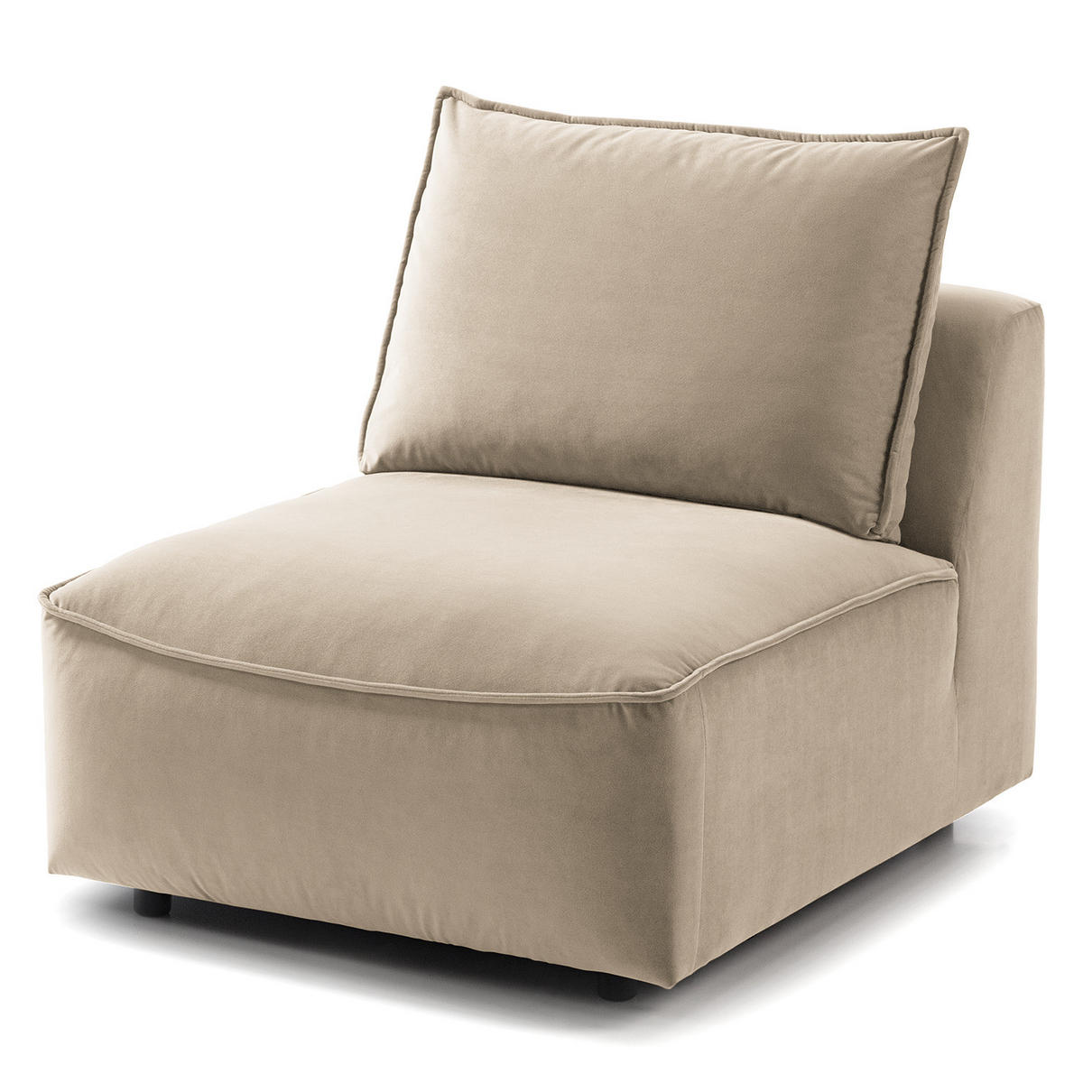 MODULSESSEL - Beige, Textil (80/82/99cm) - home24