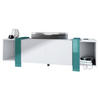LOWBOARD Ida Blenden in Petrol Hochglanz - Petrol, Holzwerkstoff (149/45.5/34cm) - Vladon