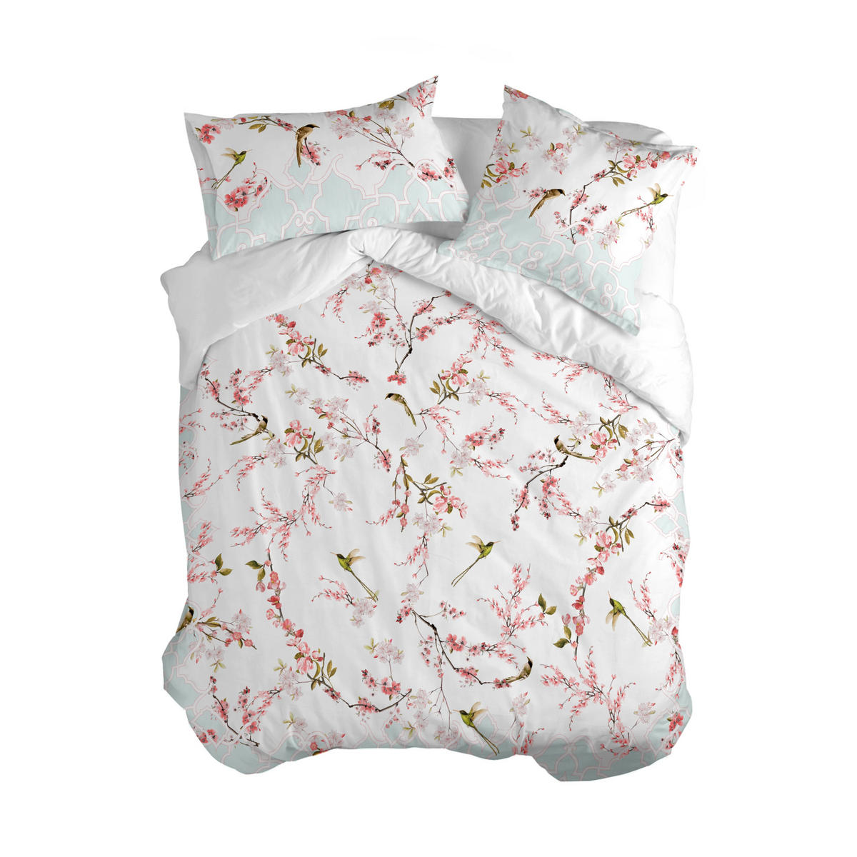 BETTBEZUG Sakura 240x220 cm (Übergrösse) - Multicolor, Textil (240/220cm) - Happy Friday