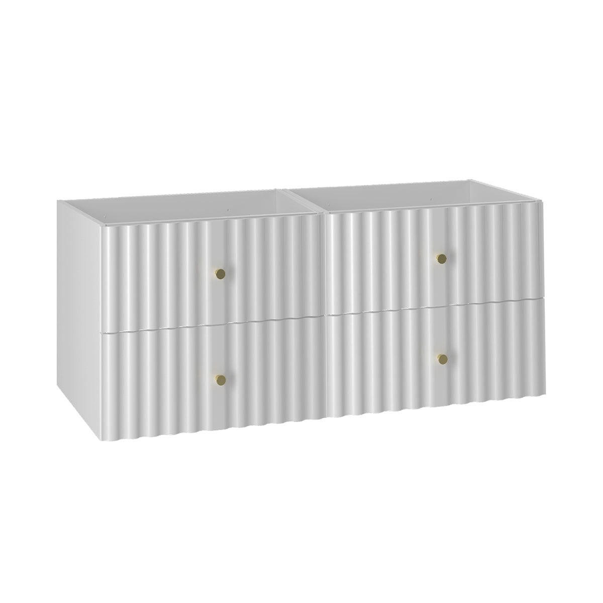 WASCHTISCHUNTERSCHRANK 120cm Izae Weiß - Weiß, Holzwerkstoff (120/50/45.8cm) - Petits-meubles