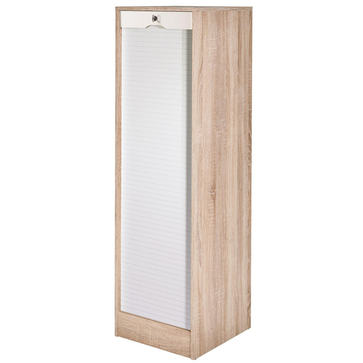 ROLLCONTAINER 44/42/141 cm - Weiß, Holzwerkstoff (42/141/44cm) - Simmob