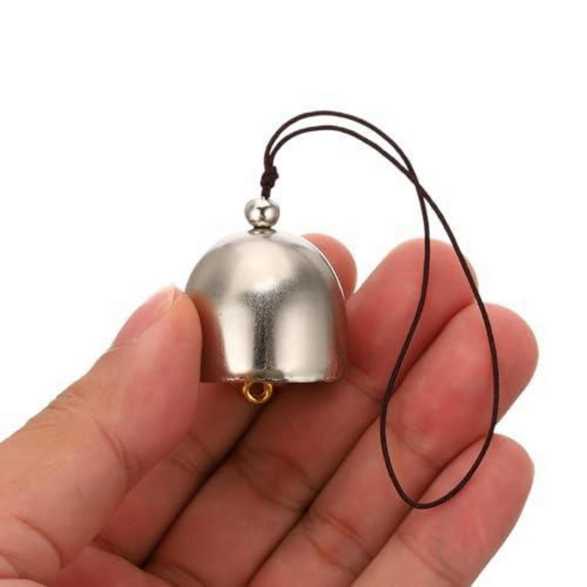 WINDSPIEL 3-teiliges Set Metall Silber/Braun - Multicolor, Metall (13/2.8/2.8cm)