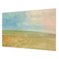 FOTOTAPETE 104x70 cm - Pastellfelder - Blau, Textil (104/70cm) - Wallfluent