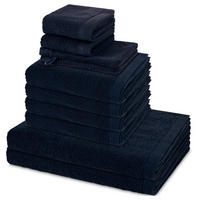 FROTTIERSET Bliss 8-teilig - Dunkelblau, Textil (50/100cm) - MÖVE