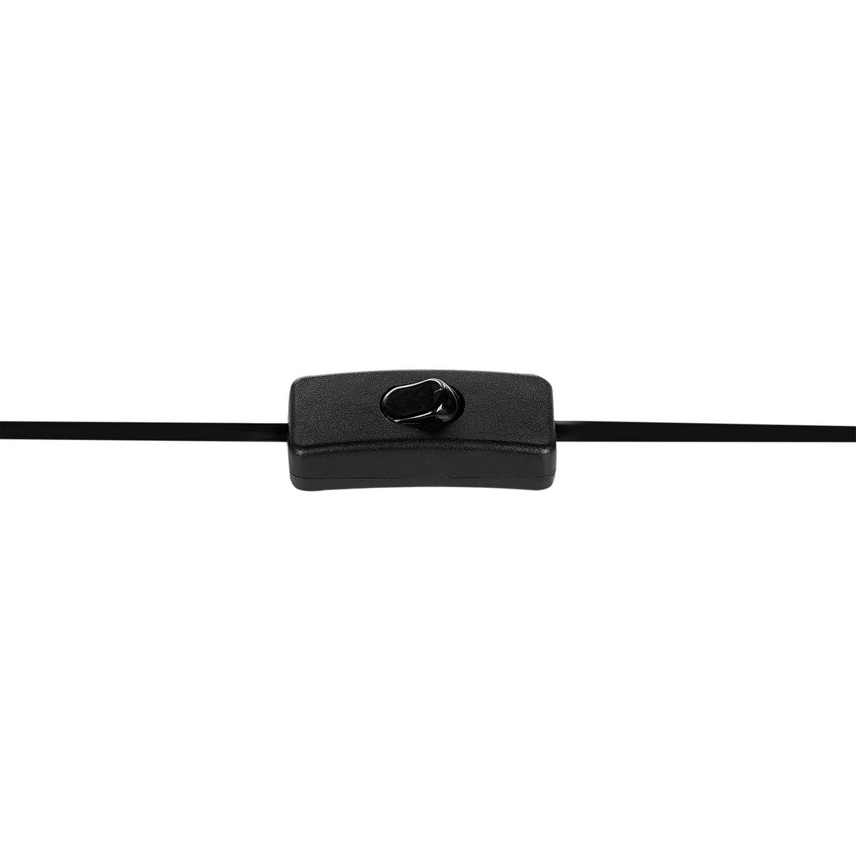 TISCHLAMPE 2er Set Schwarz/Grau Zeyi - Schwarz/Grau, Keramik (25/25/32cm) - Beliani