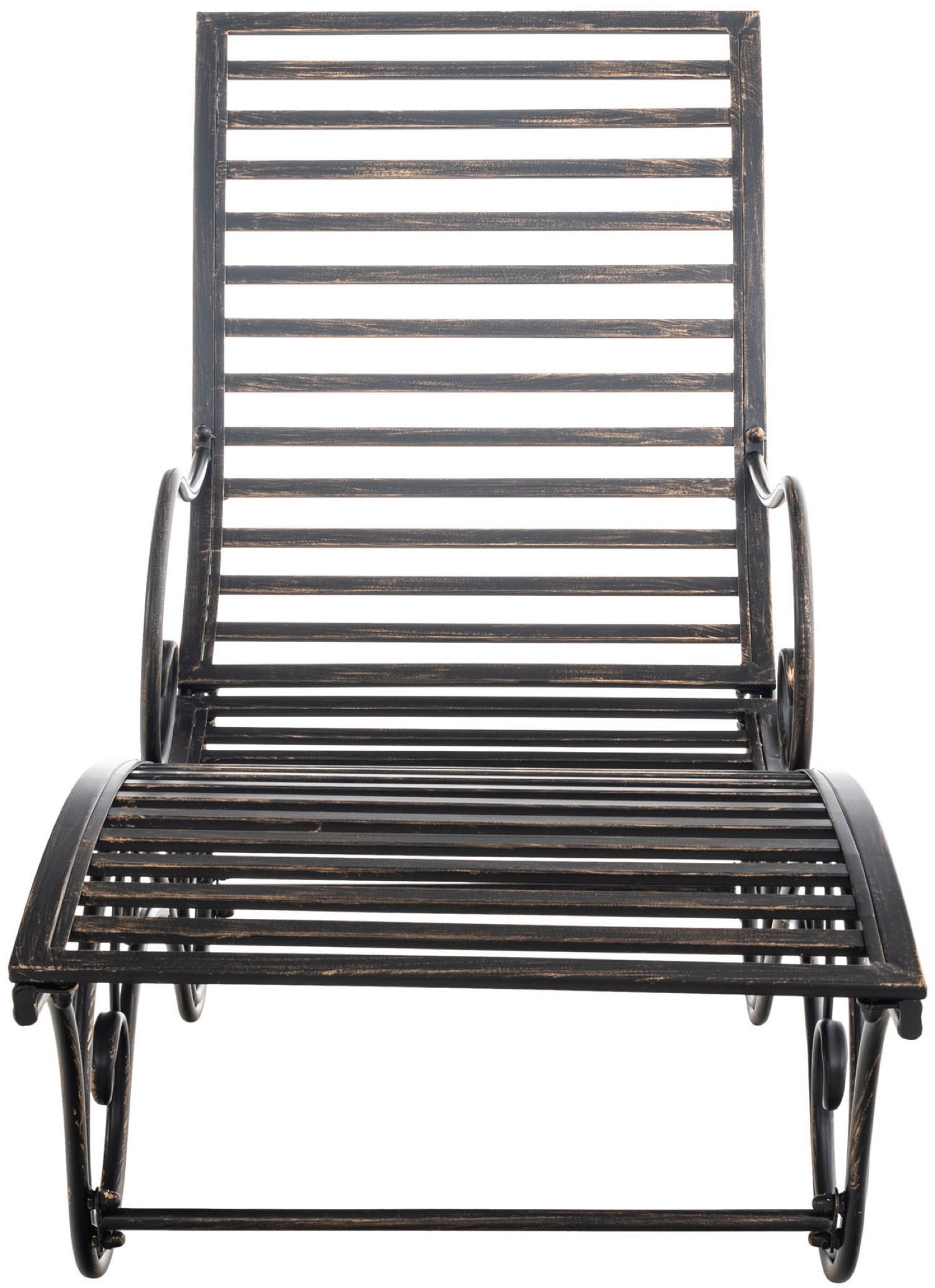 GARTENLIEGE Aurelle bronze - Braun, Metall (58/101/140cm) - TPFGarden