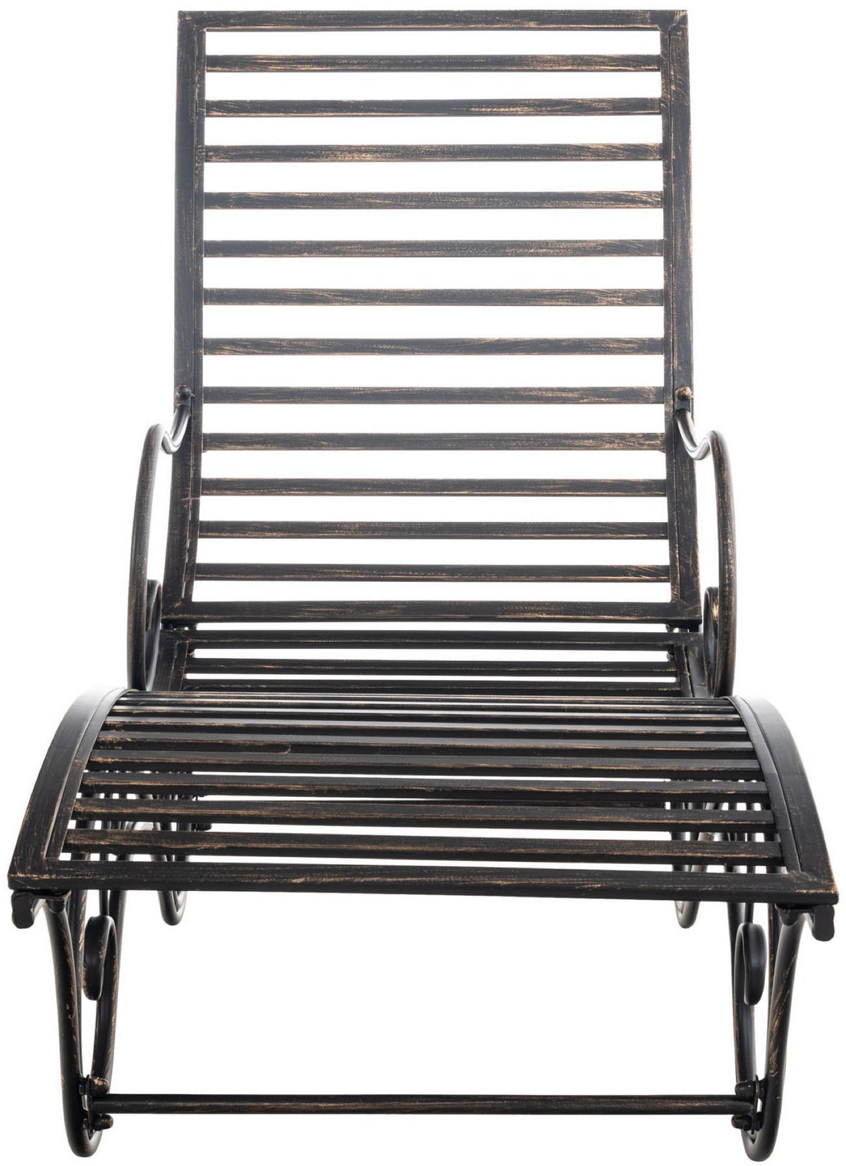 GARTENLIEGE Aurelle bronze - Braun, Metall (58/101/140cm) - TPFGarden