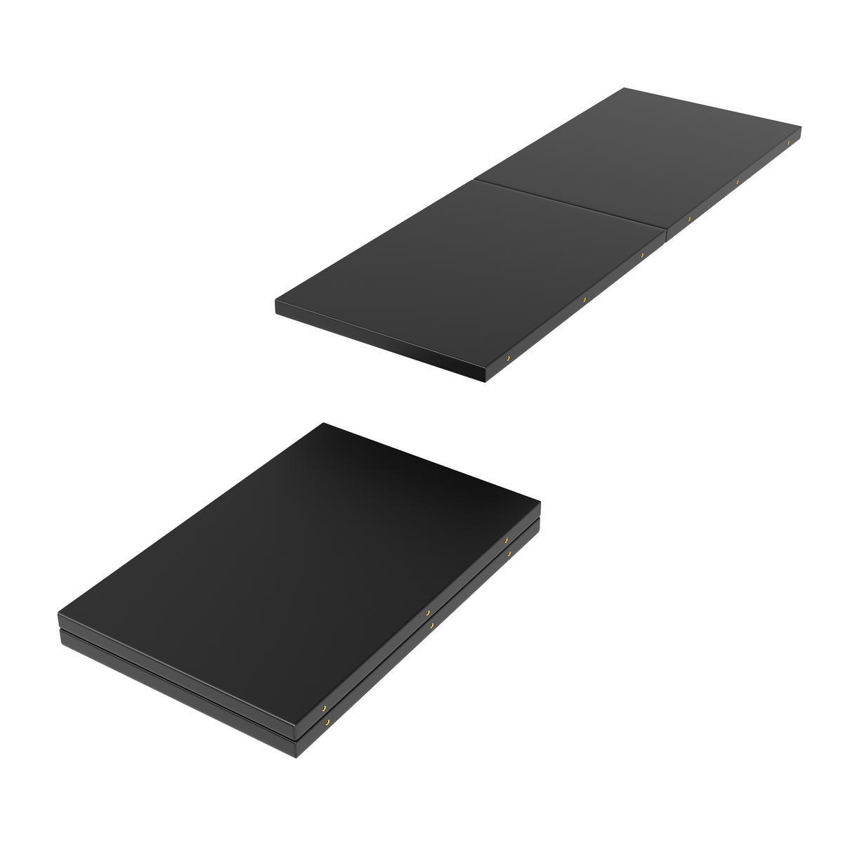 ESSTISCH 118–158/118/76,8 cm, Schwarz - Schwarz, Holzwerkstoff (158/118/76.8cm)