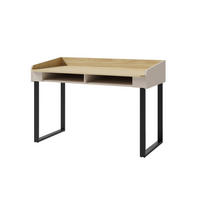 KINDERSCHREIBTISCH ALBI 10 125/64,5/83 in Sandbeige / Geölte Eiche - Eichefarben/Beige, Holzwerkstoff (125/83/65cm) - Deine Möbel 24